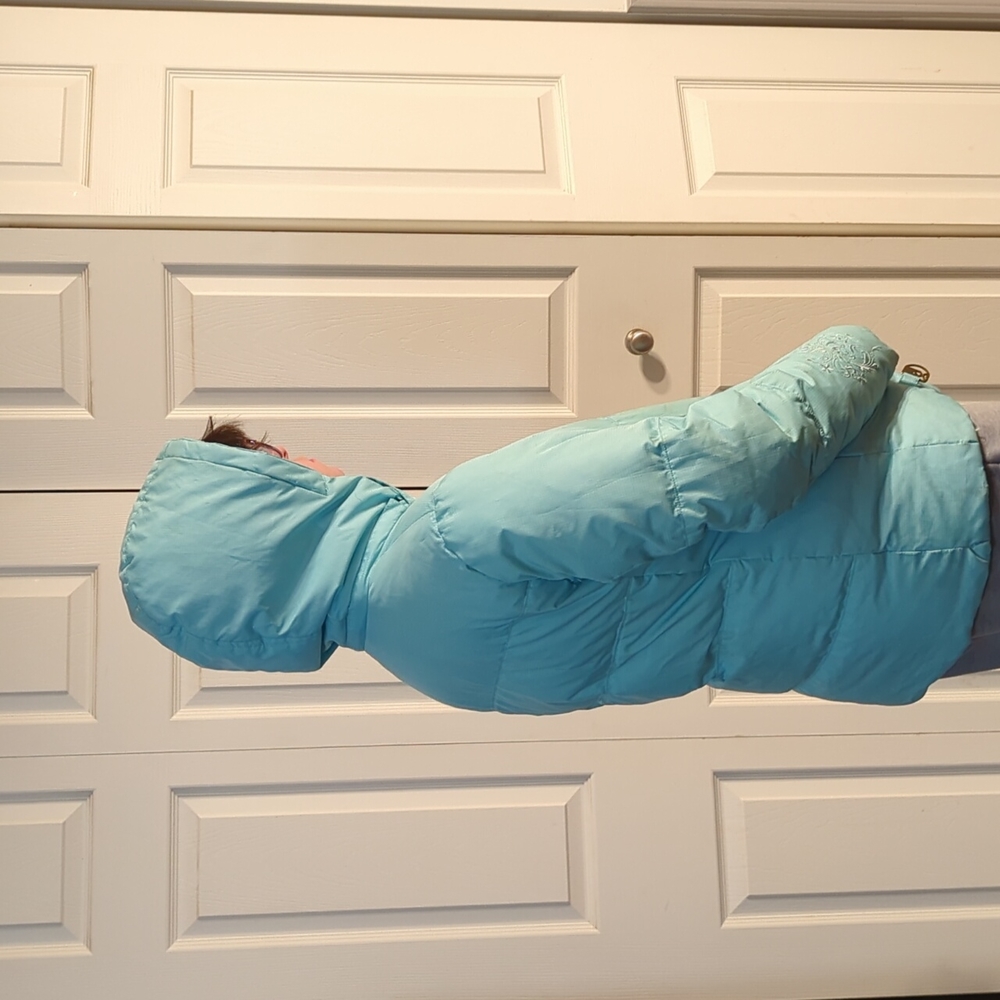 A puffer coat